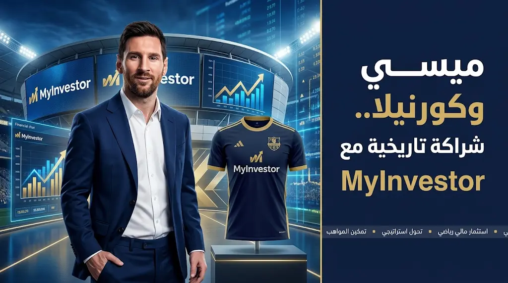"تأثير ميسي" يمنح نادي كورنيلا أضخم صفقة رعاية في تاريخه مع بنك MyInvestor الإسباني
