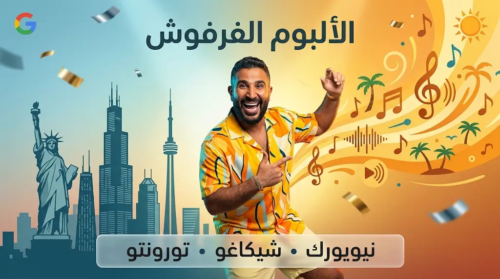 أحمد سعد يكشف بوستر ألبومه الجديد الفرفوش ويعلن تحولاً جذرياً في هويته الموسيقية خلال عام 2026