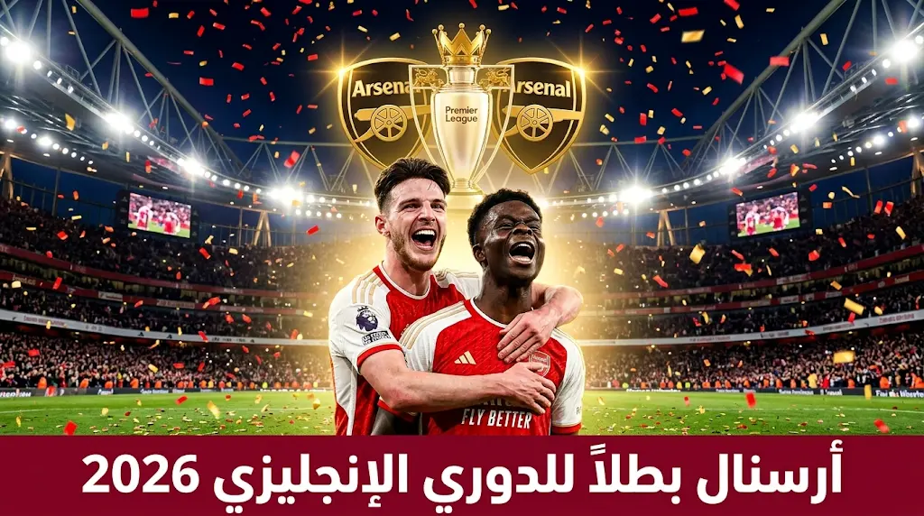 أرسنال يعود لمنصات التتويج بطلاً للدوري الإنجليزي 2026 وينهي غياباً دام منذ عام 2004