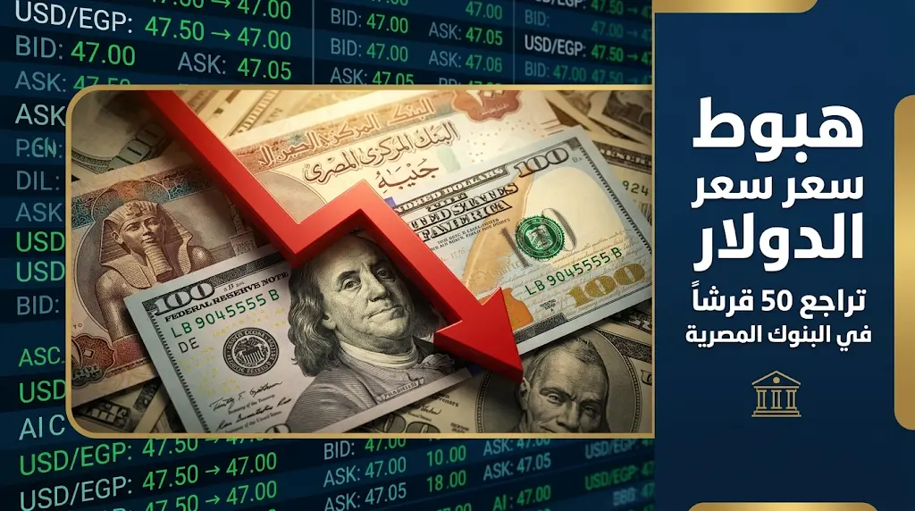 أسعار الدولار اليوم في البنوك المصرية الأحد 24-5-2026 بعد انخفاضه أكثر من 50 قرشاً