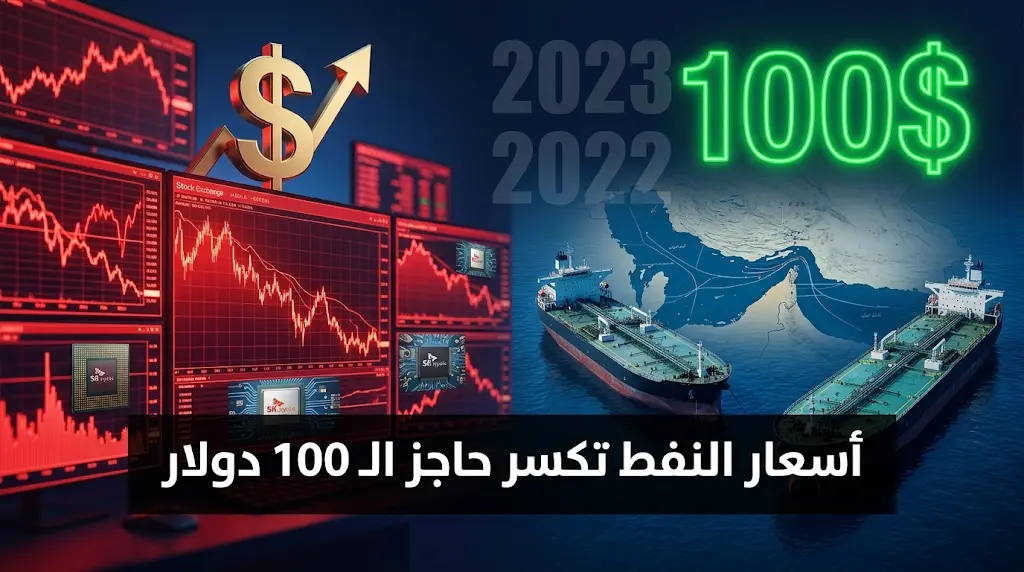 أسعار النفط تتجاوز 100 دولار مع استمرار إغلاق مضيق هرمز وسحب 400 مليون برميل من الاحتياطيات الاستراتيجية