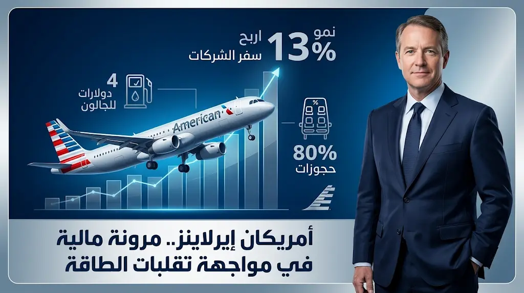 أمريكان إيرلاينز تتحدى قفزة أسعار الوقود وتتمسك بمستهدفاتها الربحية لعام 2026 بدعم من انتعاش سفر الشركات