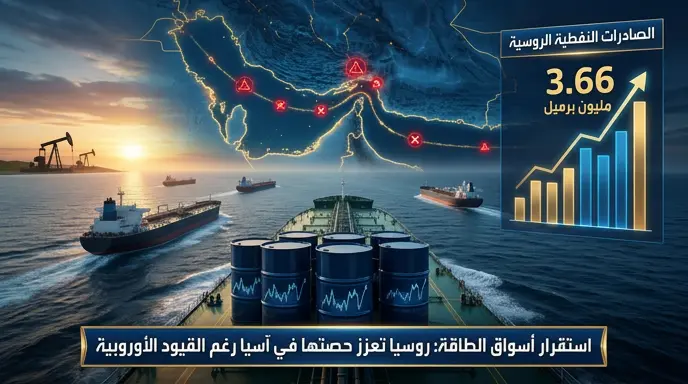 إغلاق مضيق هرمز يرفع الاعتماد الآسيوي على النفط الروسي وسط توجه أوروبي لتثبيت سقف الأسعار