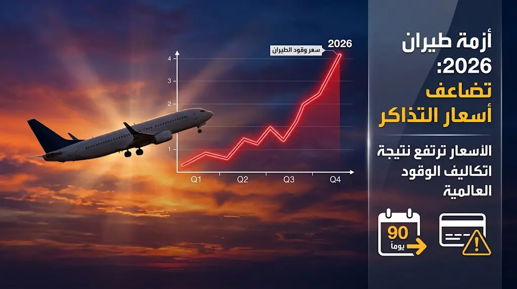 ارتفاع قياسي في أسعار وقود الطائرات خلال مايو 2026 يهدد شركات طيران بالإفلاس ويضاعف أسعار التذاكر