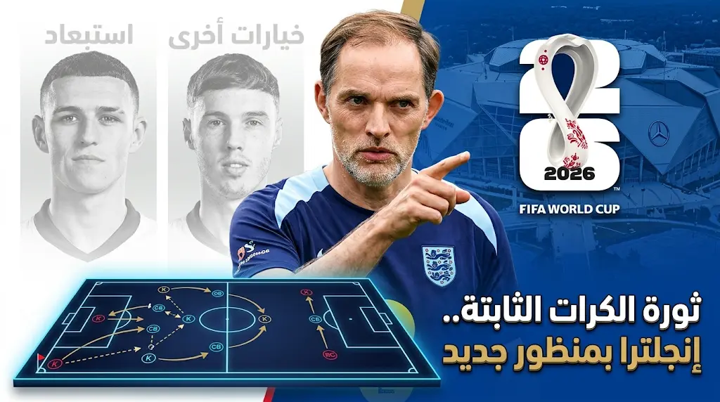 استبعاد فودين وبالمر من قائمة إنجلترا لكأس العالم 2026 بقرار من توخيل