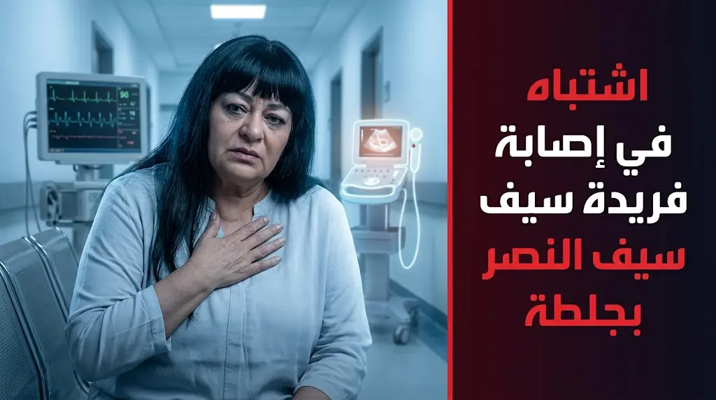 اشتباه في إصابة فريدة سيف النصر بجلطة دموية إثر حزنها الشديد على وفاة شقيقها ونقلها لمستشفى الصفا