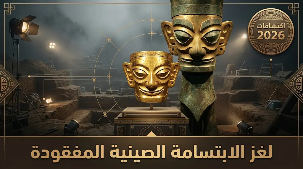 اكتشاف قناع ذهبي وتماثيل برونزية بـ "ابتسامة غامضة" في موقع سانشينغدوي بالصين