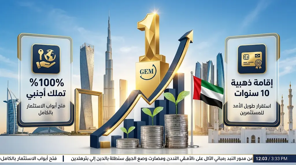 الإمارات تتصدر دول العالم في مؤشر المرصد العالمي لريادة الأعمال 2025-2026 للعام الخامس على التوالي