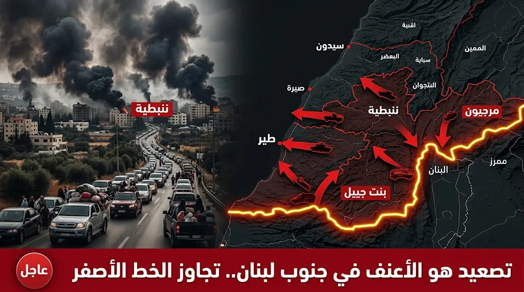 الجيش الإسرائيلي يعلن رسمياً تجاوز الخط الأصفر وبدء مرحلة جديدة من التوغل البري في جنوب لبنان
