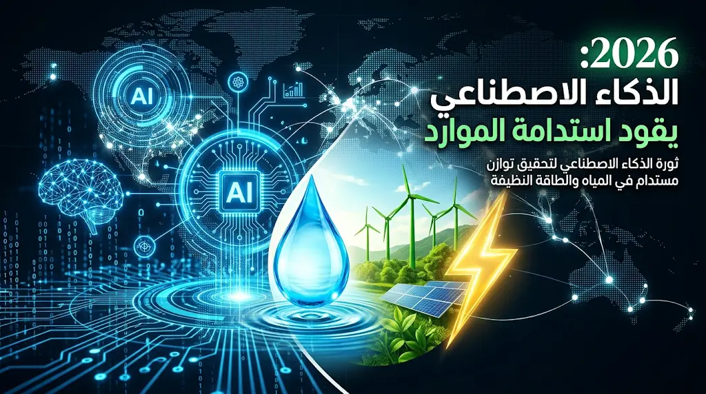الذكاء الاصطناعي يتحول إلى ضرورة استراتيجية لإدارة موارد الطاقة والمياه ومواجهة الاحتباس الحراري في 2026