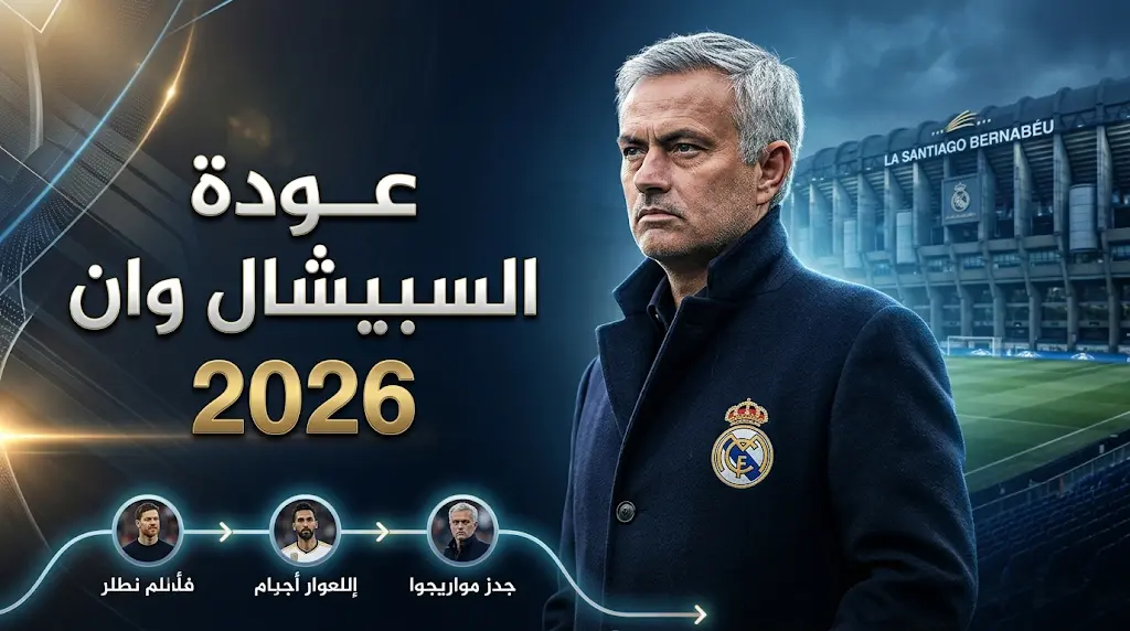 السبيشال وان يعود لقلعة سانتياجو برنابيو لإنقاذ ريال مدريد من التخبط الفني والموسم الصفري