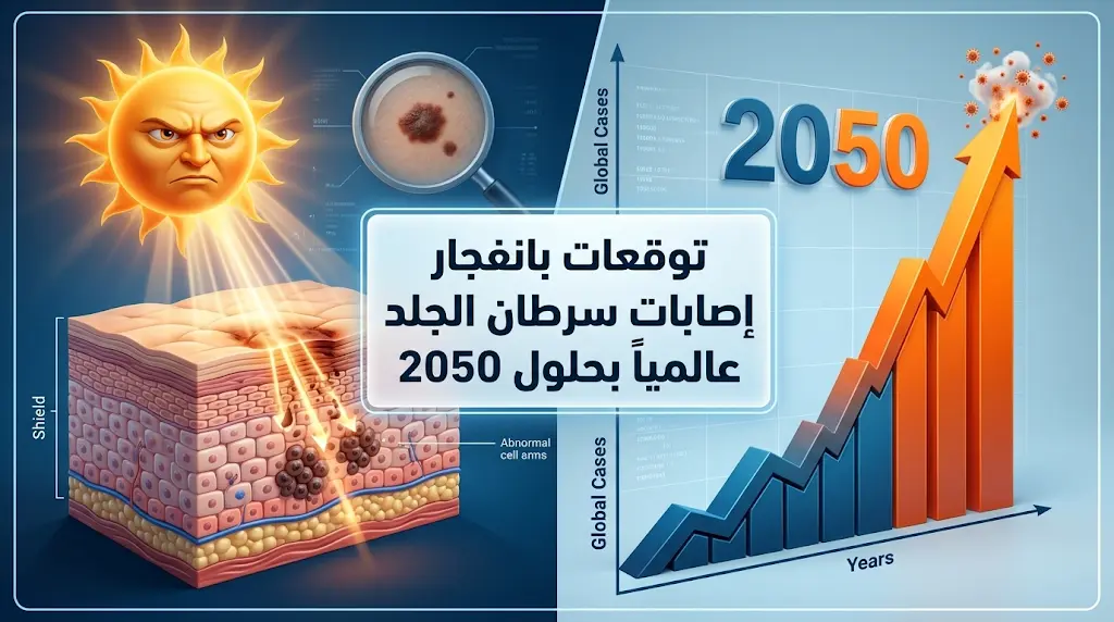 الشيخوخة والتغيرات المناخية تقود العالم نحو انفجار في حالات سرطان الجلد وفق دراسة دولية حديثة
