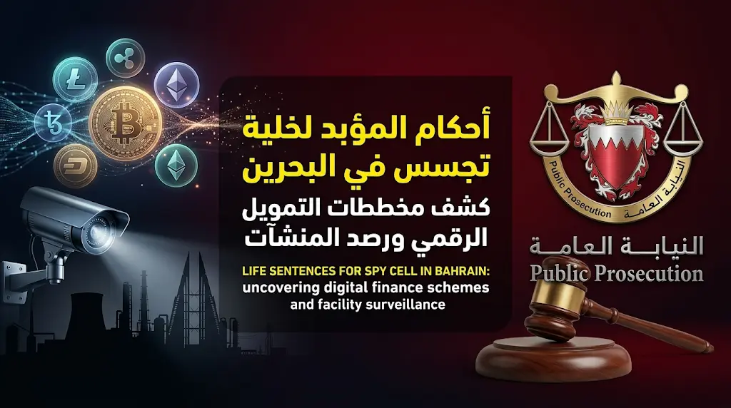 القضاء البحريني يكشف أساليب خلية تجسس استخدمت العملات المشفرة وشققاً فندقية لرصد منشآت حيوية