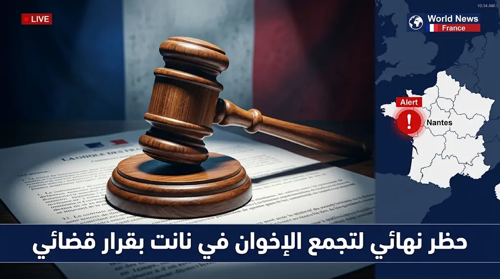 القضاء الفرنسي يثبت نهائيا حظر تجمع جمعية مسلمي فرنسا في مدينة نانت