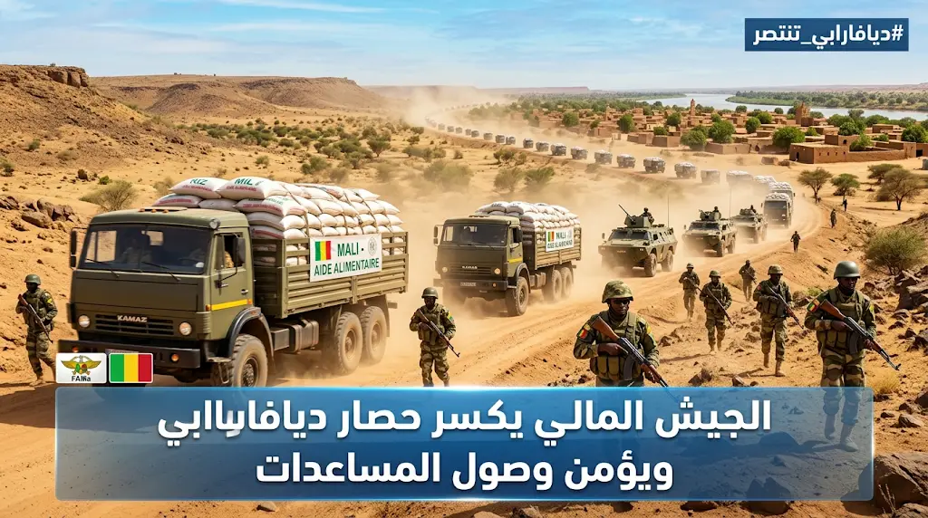 القوات المسلحة المالية تنهي عزلة بلدة ديافارابي وتوجه ضربة موجعة للتنظيمات الإرهابية في المنطقة الوسطى