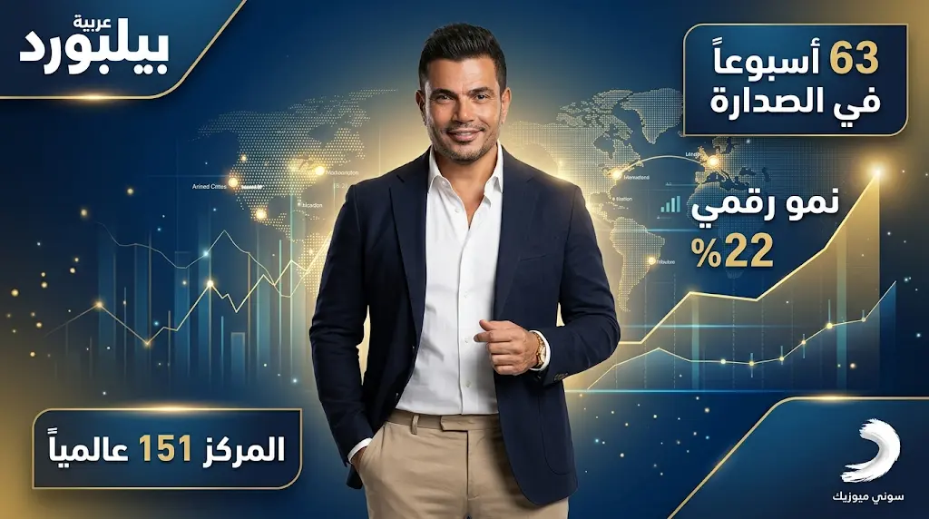 الهضبة يتجاوز بيونسيه وإيمينم عالمياً ويحقق نمواً بنسبة 22% في الأسواق الدولية وفق تقرير سوني ميوزيك