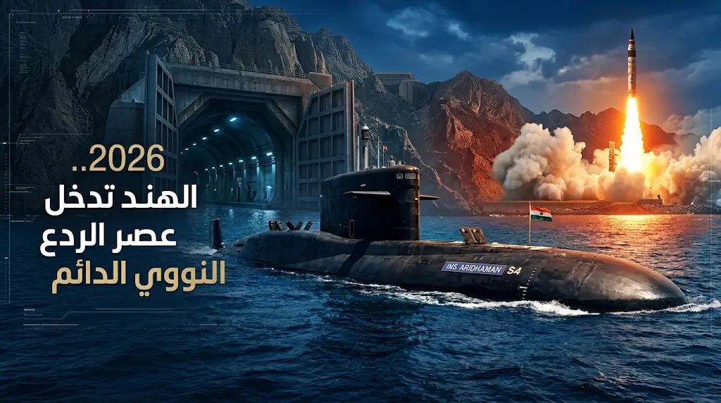 الهند تعلن دخول مرحلة الردع النووي البحري الدائم بعد اكتمال أسطول غواصات الصواريخ الباليستية