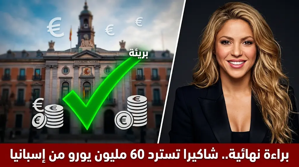 انتصار قانوني ساحق لشاكيرا في إسبانيا والقضاء يأمر برد أكثر من 60 مليون يورو للفنانة