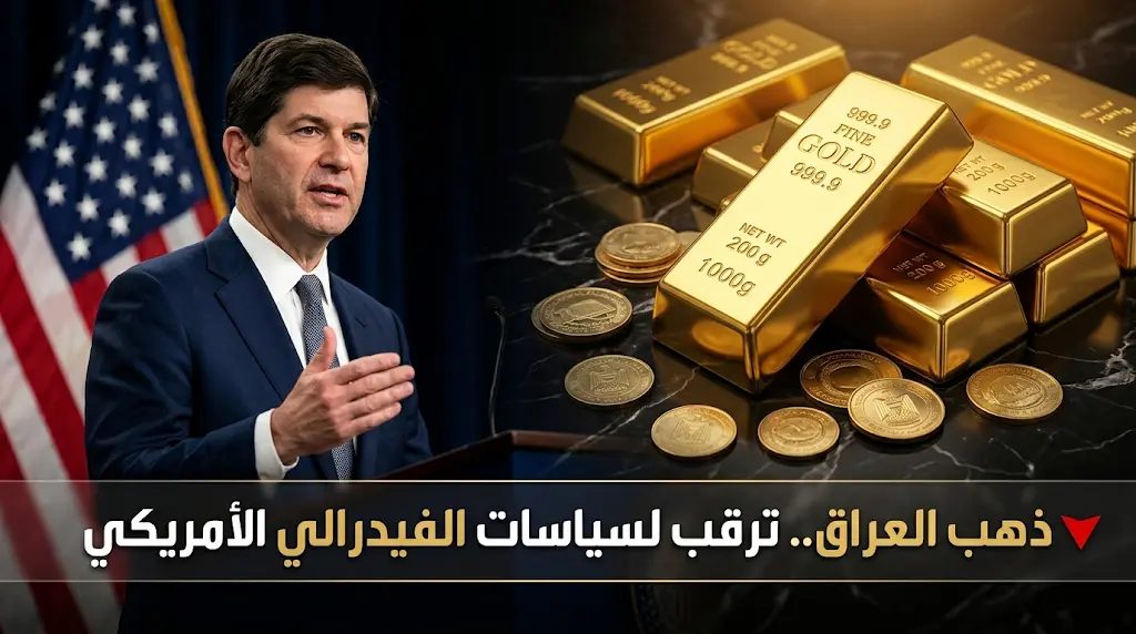 انخفاض أسعار الذهب في العراق اليوم الجمعة تزامناً مع مراسم أداء اليمين لرئيس الفيدرالي الجديد كيفن وارش