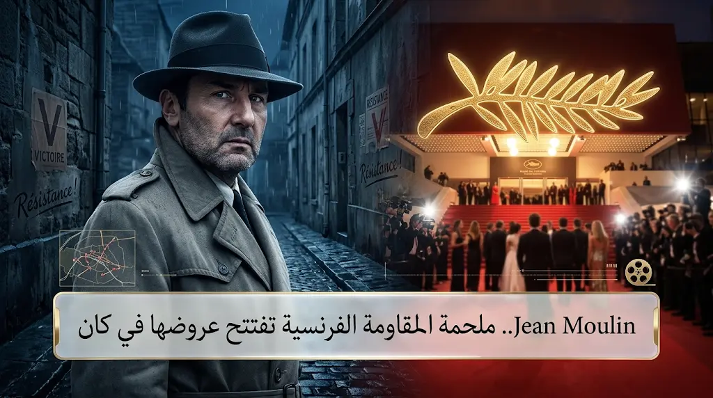 انطلاق العرض العالمي الأول لفيلم Jean Moulin في مهرجان كان السينمائي وسط ترقب لنيل السعفة الذهبية