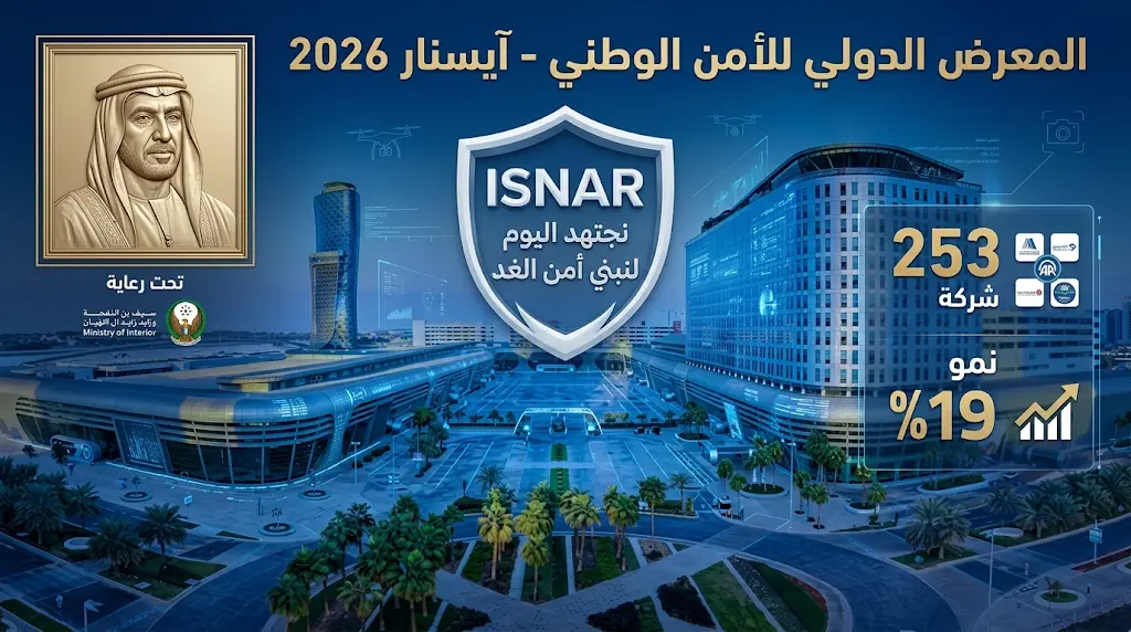 انطلاق النسخة التاسعة من معرض آيسنار 2026 في أبوظبي غداً الثلاثاء تحت رعاية سيف بن زايد
