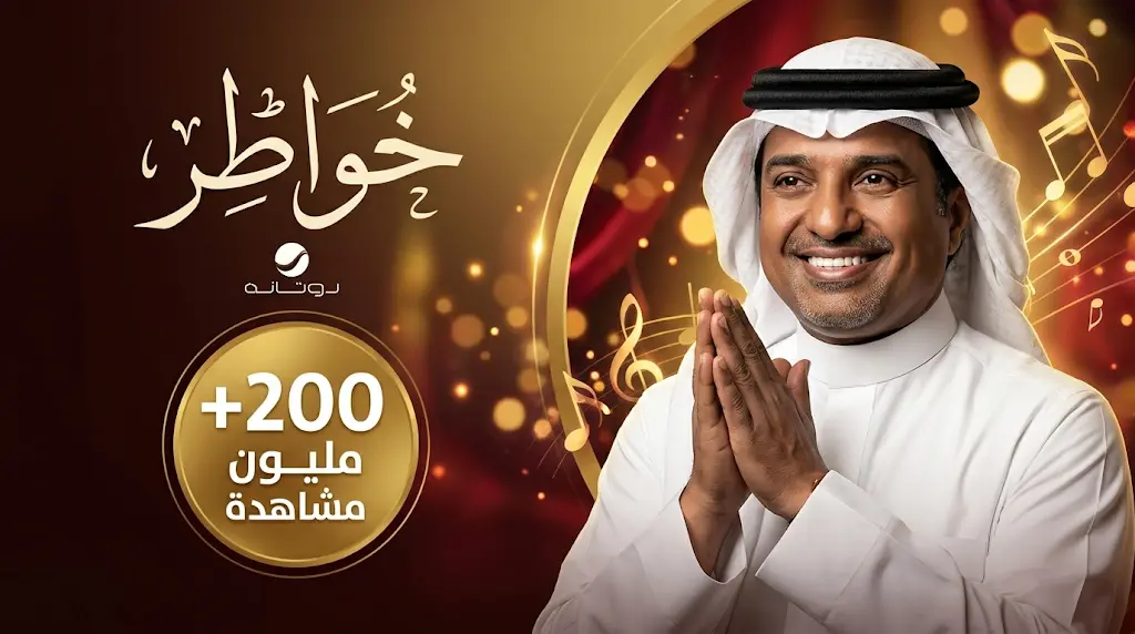 بـ 200 مليون مشاهدة راشد الماجد يطرح أغنية "خواطر" في يوم عرفة ويستعد لـ "جولة المملكة"