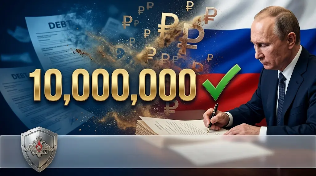 بوتين يوقع مرسوماً بإسقاط ديون المجندين الجدد وزوجاتهم حتى 10 ملايين روبل