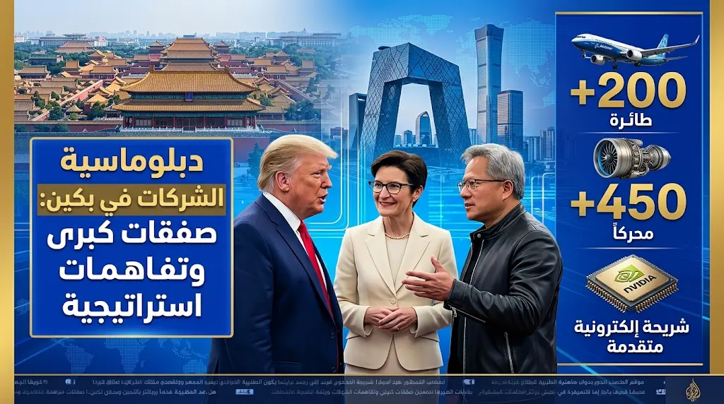 بوينغ وجي إي إيروسبيس تقودان اختراقاً تجارياً كبيراً في بكين لتوريد مئات الطائرات والمحركات