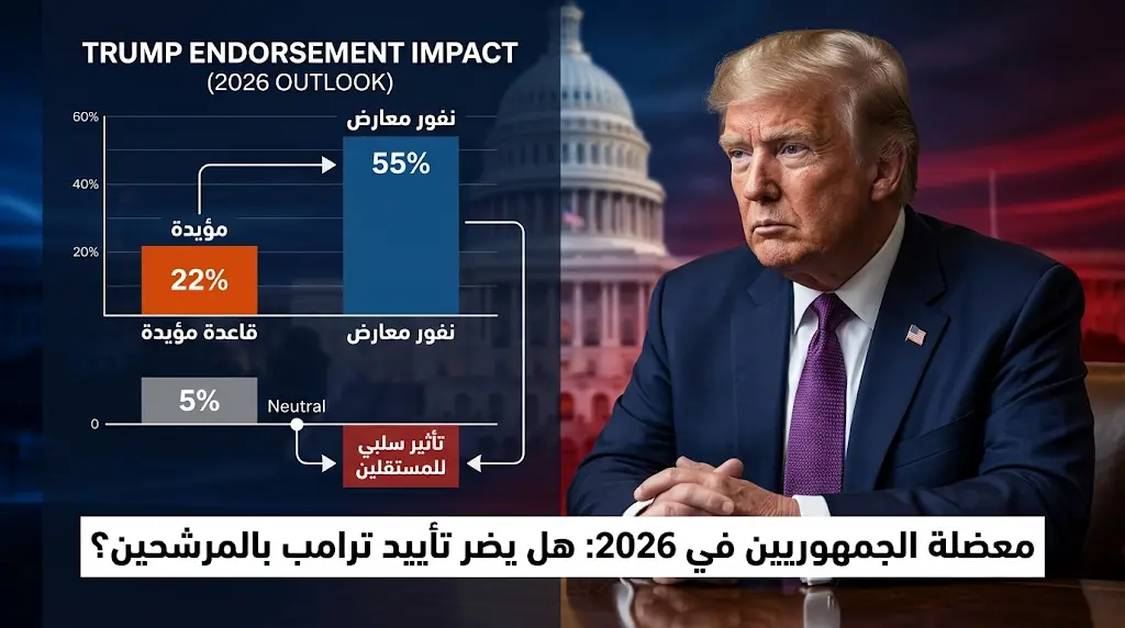 تأييد ترامب للمرشحين الجمهوريين يتحول إلى عامل طرد انتخابي للمستقلين في 2026