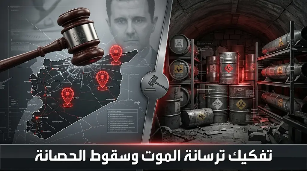تأييد مذكرة توقيف دولية بحق بشار الأسد وتفكيك ترسانة أسلحة كيميائية سرية في سوريا