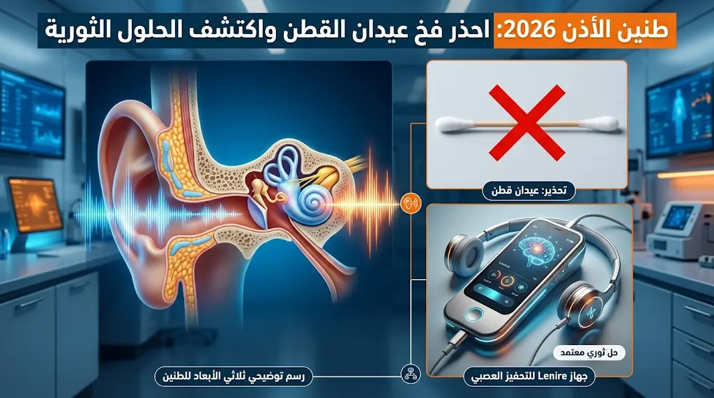 تحذيرات طبية من استخدام عيدان القطن لتنظيف الأذن والكشف عن تقنيات حديثة لإنهاء الرنين المستمر