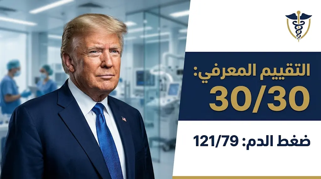 ترامب يجتاز الفحص الطبي السنوي بنجاح ويحقق الدرجة الكاملة في اختبار التقييم المعرفي