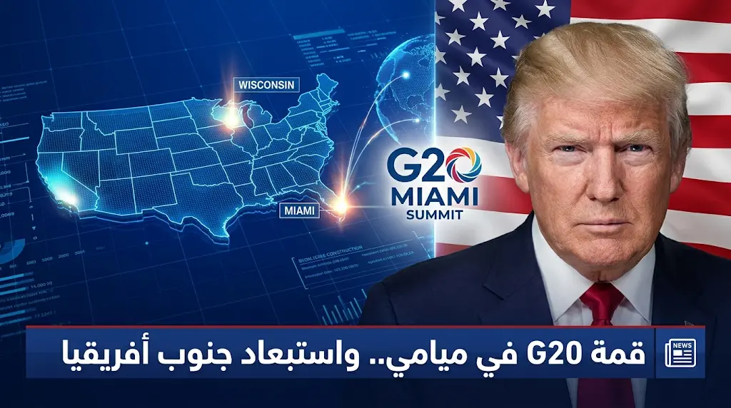 ترامب يجدد قرار استبعاد جنوب أفريقيا من مشاركة قمة مجموعة العشرين 2026 وسط أزمة دبلوماسية