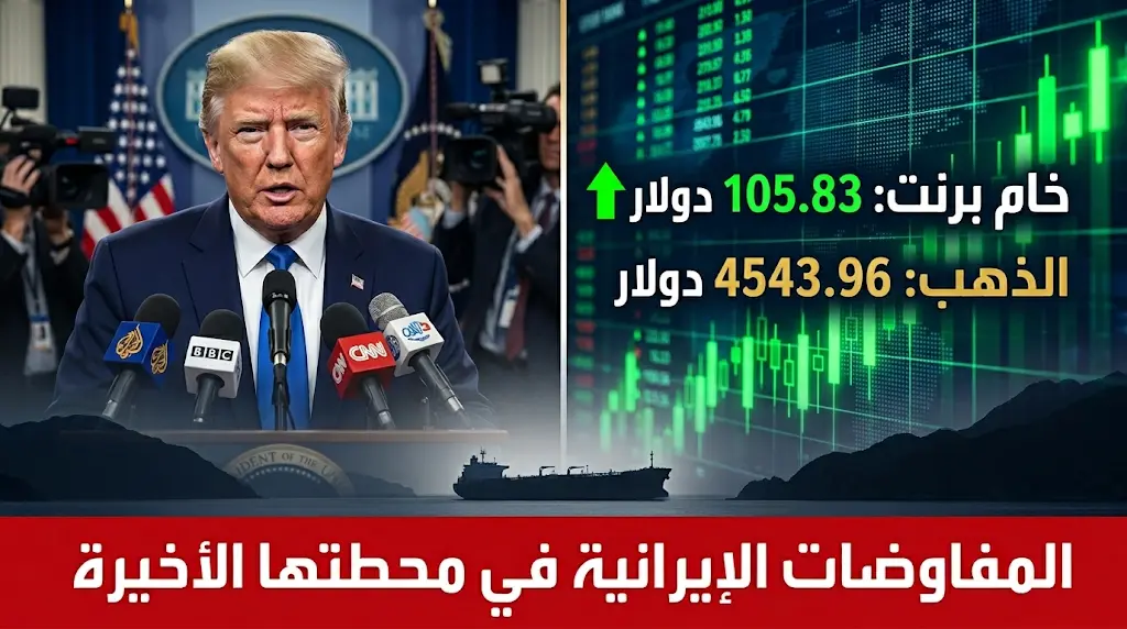 ترامب يعلن وصول المفاوضات الإيرانية لمراحلها النهائية وسط تقلبات حادة في أسواق الطاقة والمعادن