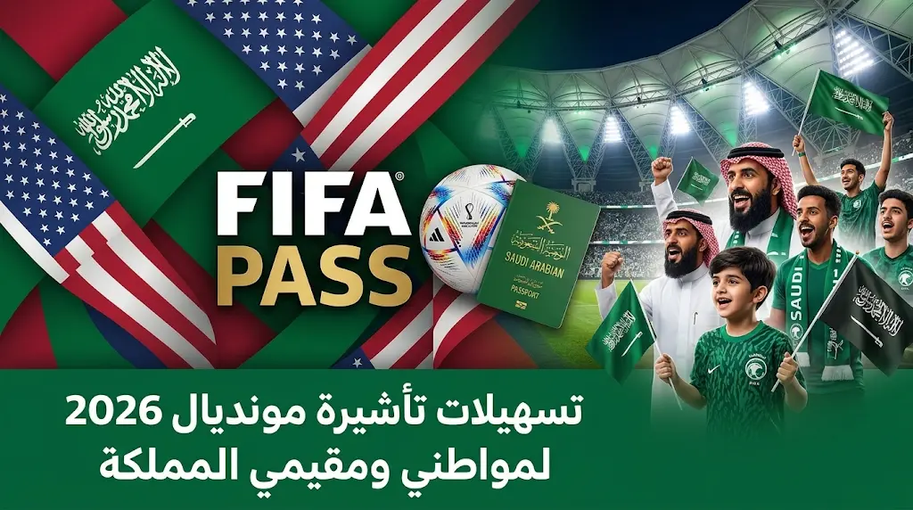تسهيلات استثنائية لمشجعي المنتخب السعودي لحضور مونديال 2026 عبر برنامج FIFA PASS للتأشيرة الأمريكية