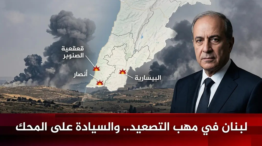 تصعيد ميداني خطير في جنوب لبنان والاحتلال يستهدف البنى التحتية وسط تحذيرات سياسية من ضياع السيادة الوطنية