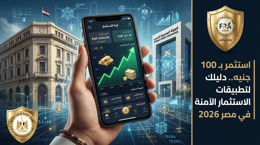 تطبيقات الاستثمار الرقمي في مصر 2026 والحد الأدنى للبدء في الذهب والأسهم عبر ثاندر ومباشر