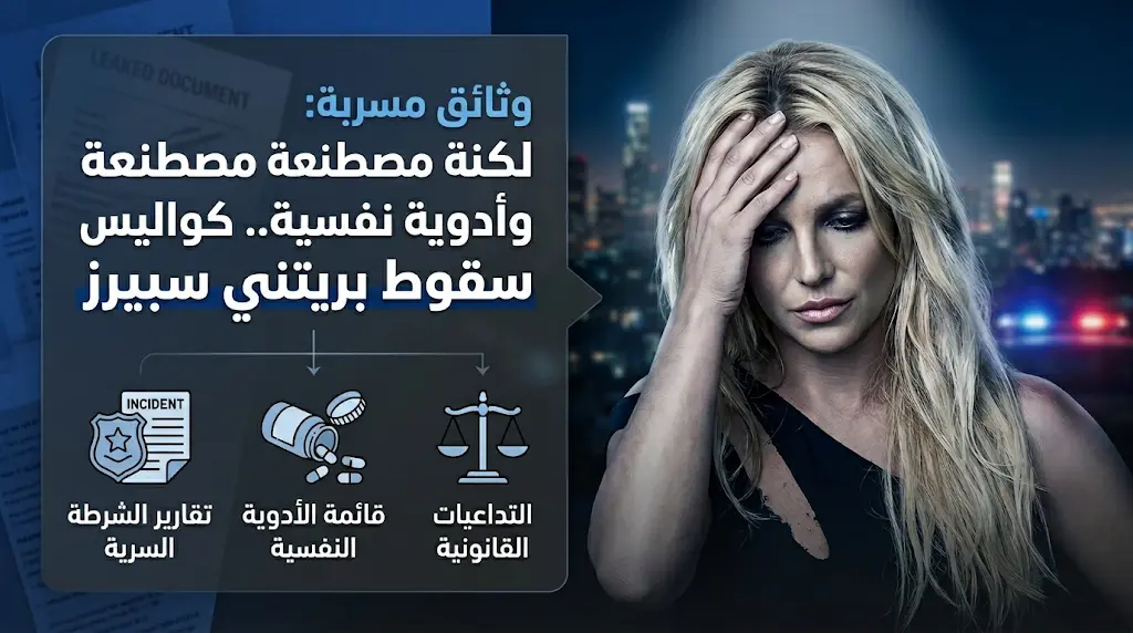 تفاصيل مثيرة في تقرير شرطة بريتني سبيرز تكشف تظاهرها بلكنة بريطانية وتقلبات حادة في مزاجها أثناء اعتقالها