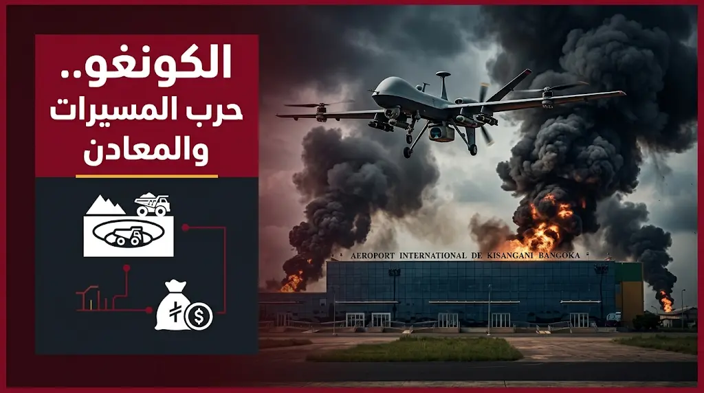 تقنيات المسيرات المتطورة تغير موازين القوى في الكونغو بعد استهداف المطارات السيادية وعزل الأقاليم