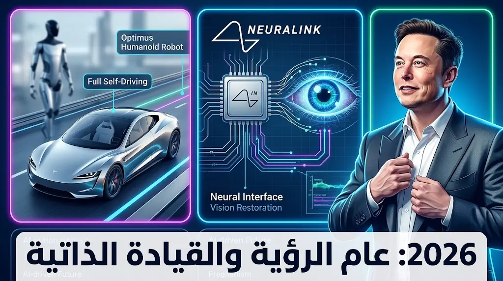 تقنية "نيورالينك" تدخل مرحلة حاسمة في مايو 2026 لإجراء عمليات زراعة شريحة "بلايند سايت" ومنح الرؤية الاصطناعية للمكفوفين