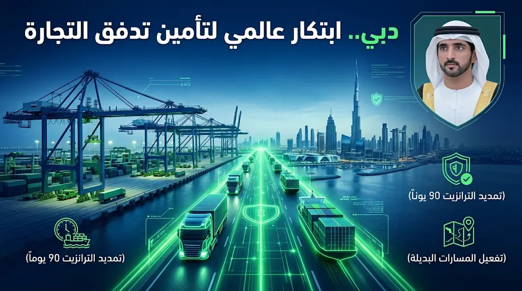 تنفيذاً لتوجيهات حمدان بن محمد.. دبي تعتمد مبادرات استباقية لتأمين سلاسل الإمداد وتفعيل الممر الأخضر