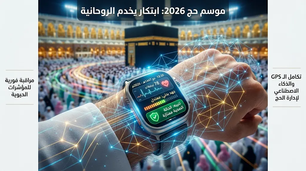 ثورة تقنية لتأمين سلامة الحجاج عبر خوارزميات الذكاء الاصطناعي والساعات الذكية في موسم حج 2026