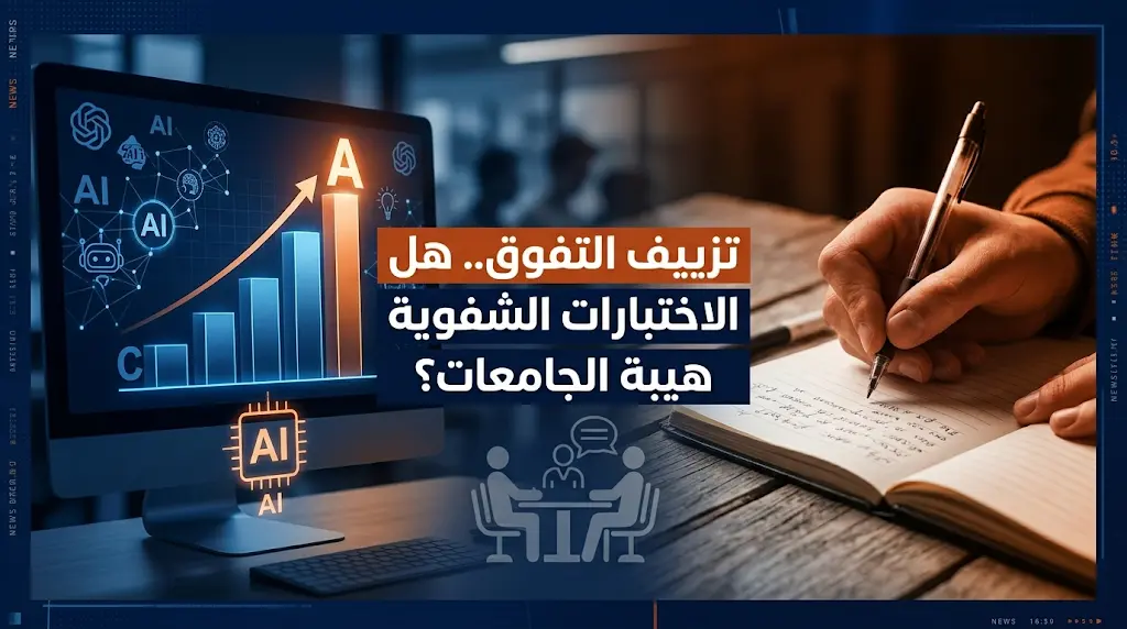 جامعات عالمية تعود للاختبارات الشفوية والتدوين اليدوي لمواجهة قفزات الدرجات غير المنطقية بسبب الذكاء الاصطناعي