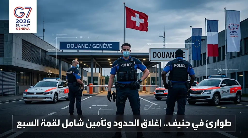 جنيف تعلن حالة الطوارئ القصوى وتغلق الحدود مع فرنسا تأهباً لقمة مجموعة السبع 2026