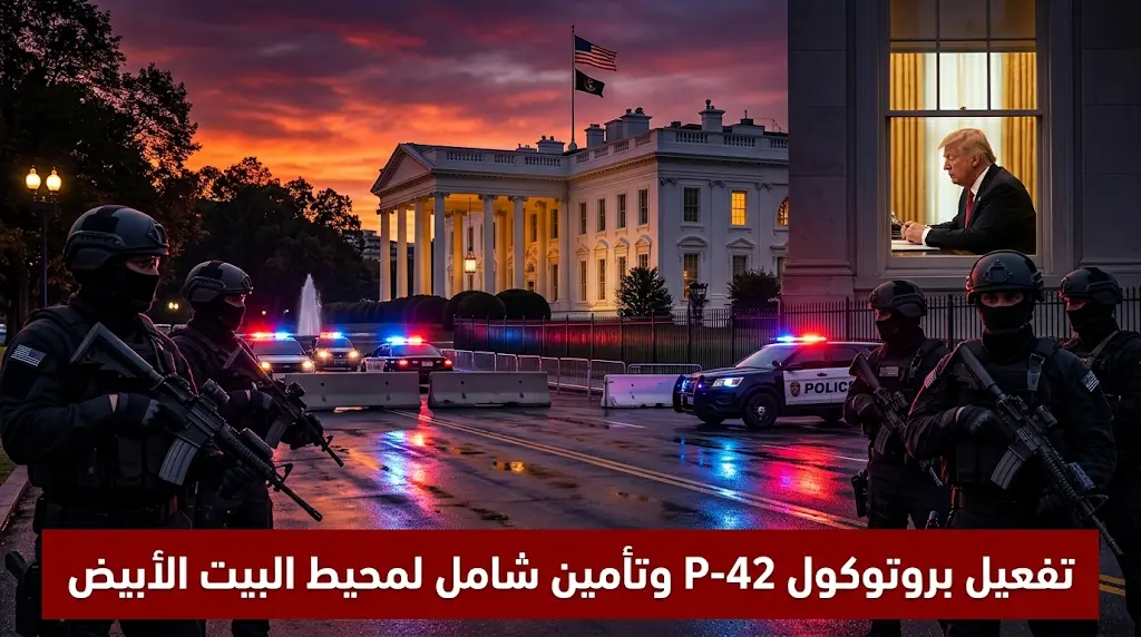 جهاز الخدمة السرية يحيد مشتبهاً به أطلق النار قرب البيت الأبيض ويؤكد رسمياً سلامة الرئيس ترامب