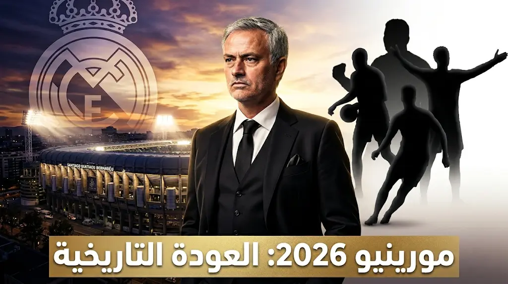 جوزيه مورينيو يقترب من قيادة مبابي وفينيسيوس في ريال مدريد ويحسم قراره النهائي خلال أيام