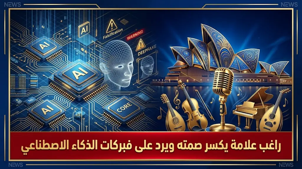 حقيقة فيديو الذكاء الاصطناعي وتبرؤ راغب علامة من ابنه لؤي.. السوبر ستار يقطع الشك باليقين في ميلاد خالد