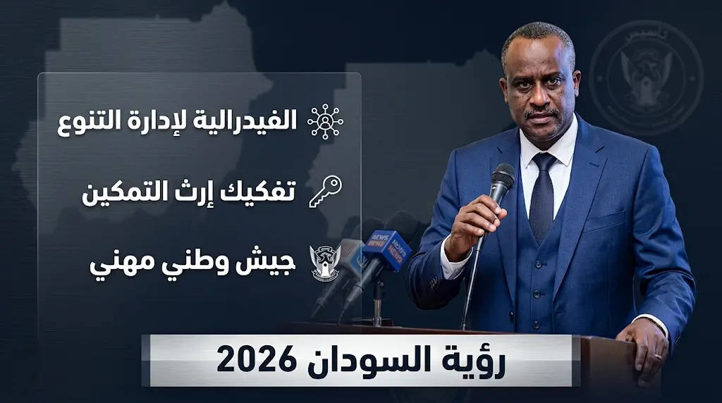 خالد دناع يكشف ملامح الرؤية السياسية لحكومة تأسيس السودانية ويؤكد أن الفيدرالية وتفكيك التمكين هما المخرج الوحيد للأزمات