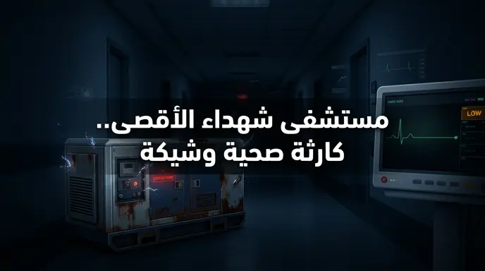 خروج المولد الرابع عن الخدمة في مستشفى شهداء الأقصى يوقف 50% من الخدمات الطبية الأساسية