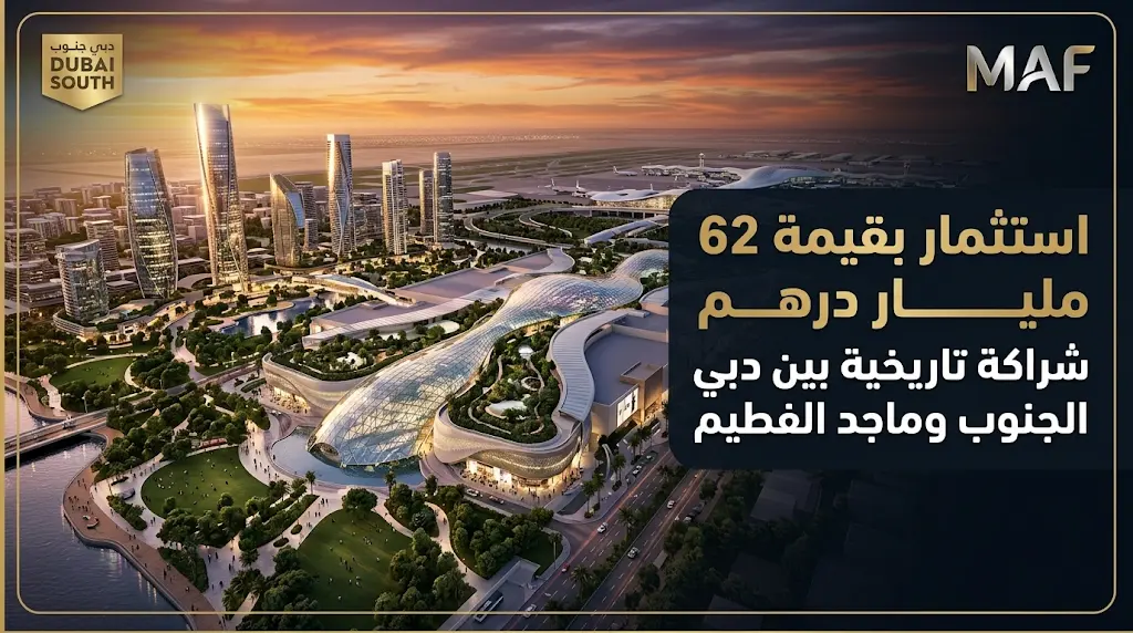 دبي الجنوب وماجد الفطيم توقعان اتفاقية لتطوير مشروع حضري متكامل باستثمارات 62 مليار درهم